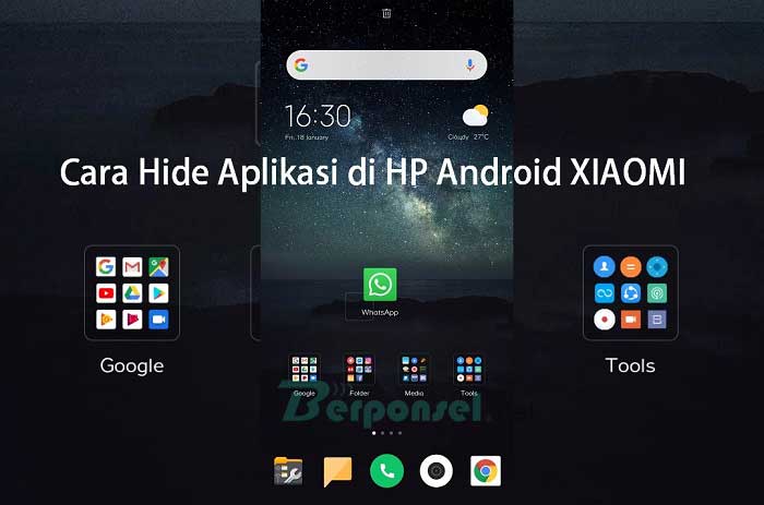 Cara Hide Aplikasi di HP Android Xiaomi dengan Mudah