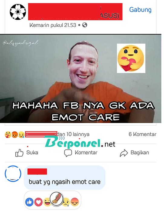 cara mendapatkan emot peduli facebook