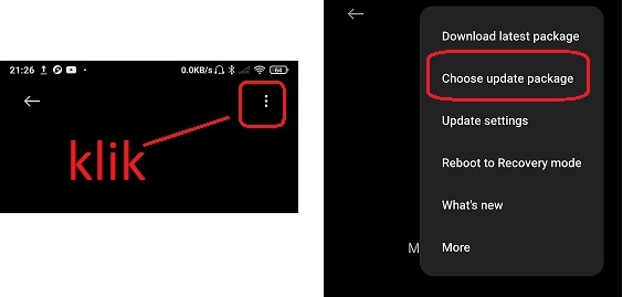 Cara Update Redmi Note 5 MIUI 12 tanpa TWRP